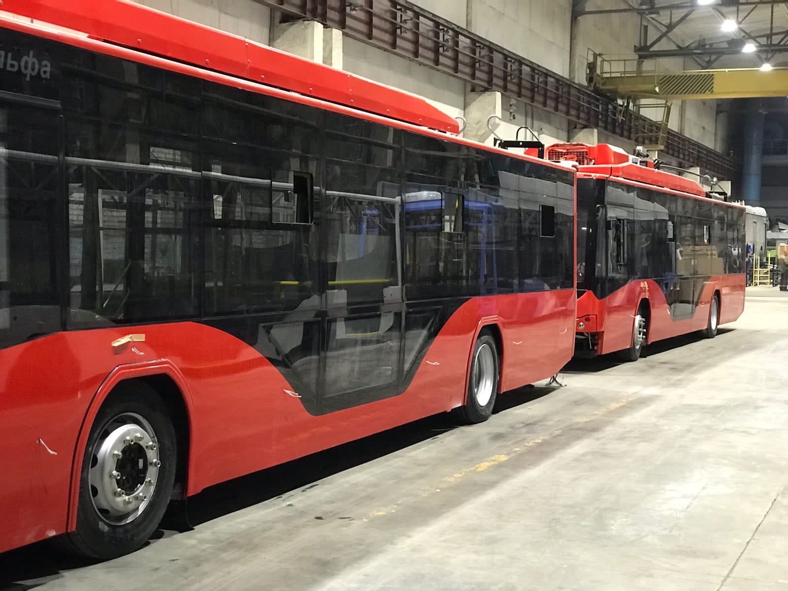 В Вологде собирают для Брянска новые троллейбусы