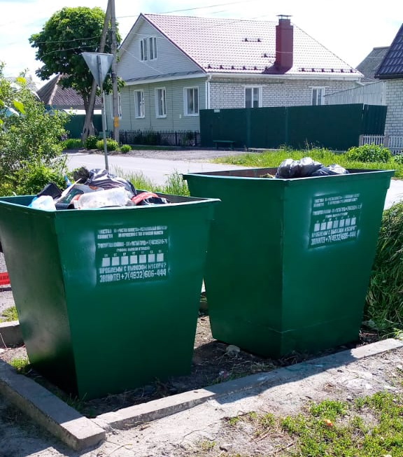 В Брянской области обновляют контейнер для твердых коммунальных отходов