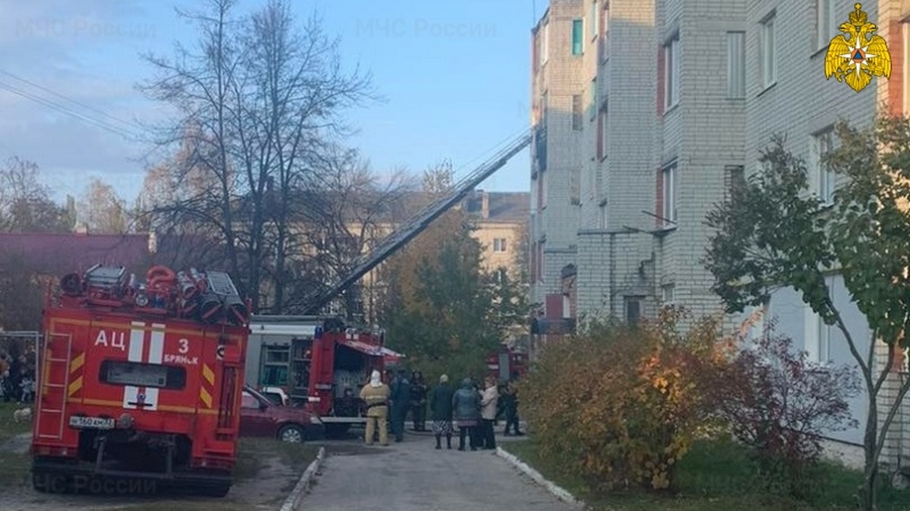 В Фокинском районе Брянска сгорела квартира в многоэтажке