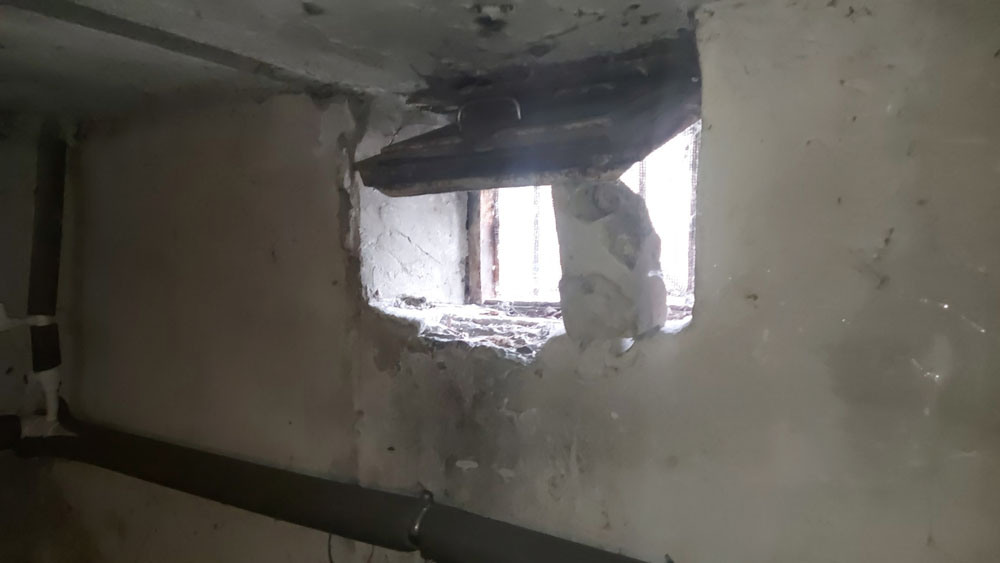 Жители приграничного поселка Белая Березка показали подвалы-убежища