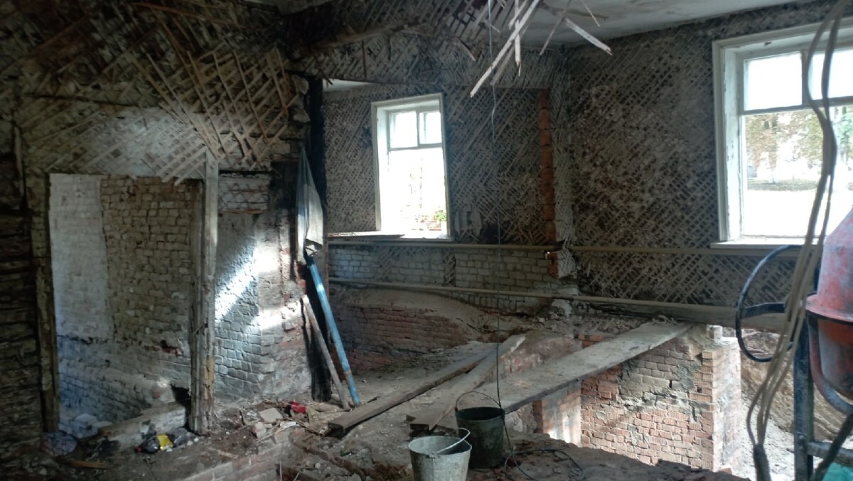 В Локте при реставрации Дома архитектора откопали еще целый подземный этаж