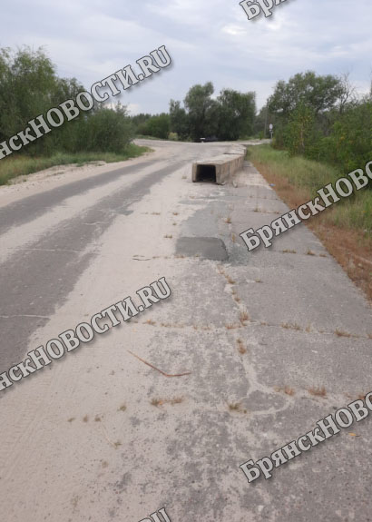 На уборку плит с проезжей части на дороге под Новозыбковом не нашлось техники