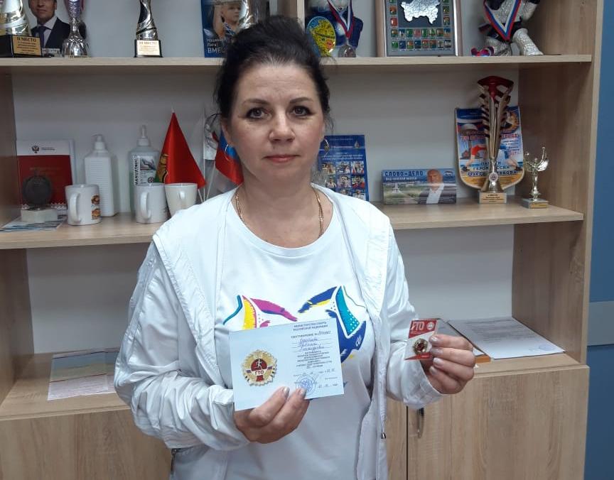 Сотрудница Росгвардии из Брянска получила заветный «золотой значок» ГТО