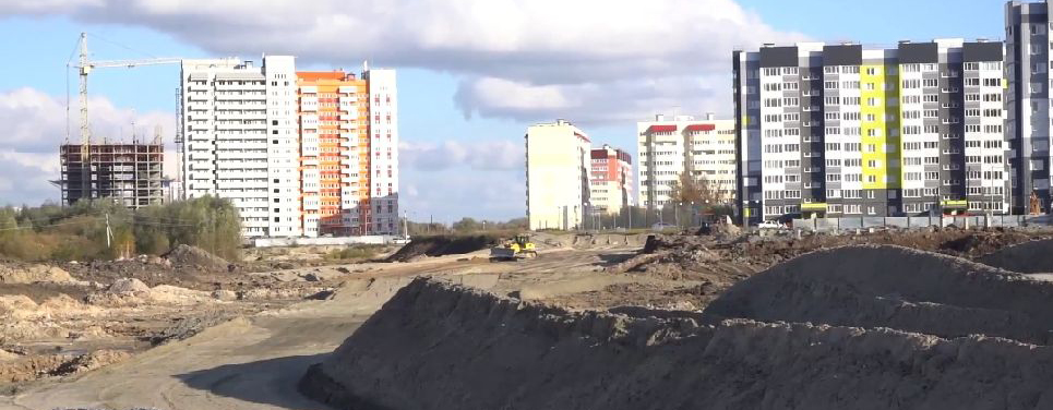В новом микрорайоне Брянска на 25 тысяч жителей начали создавать транспортную инфраструктуру