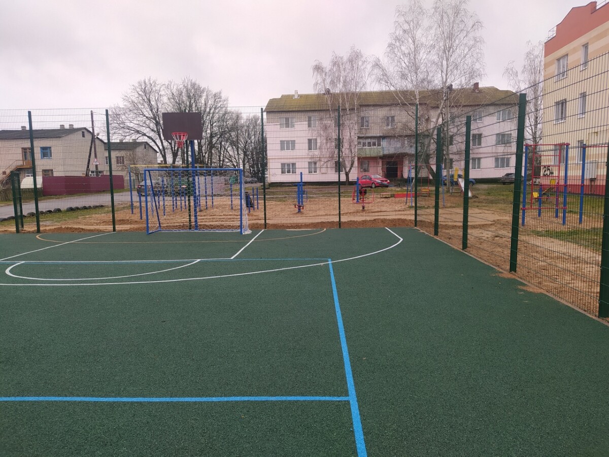 В районе РОС в Новозыбкове обустроили спортивный городок