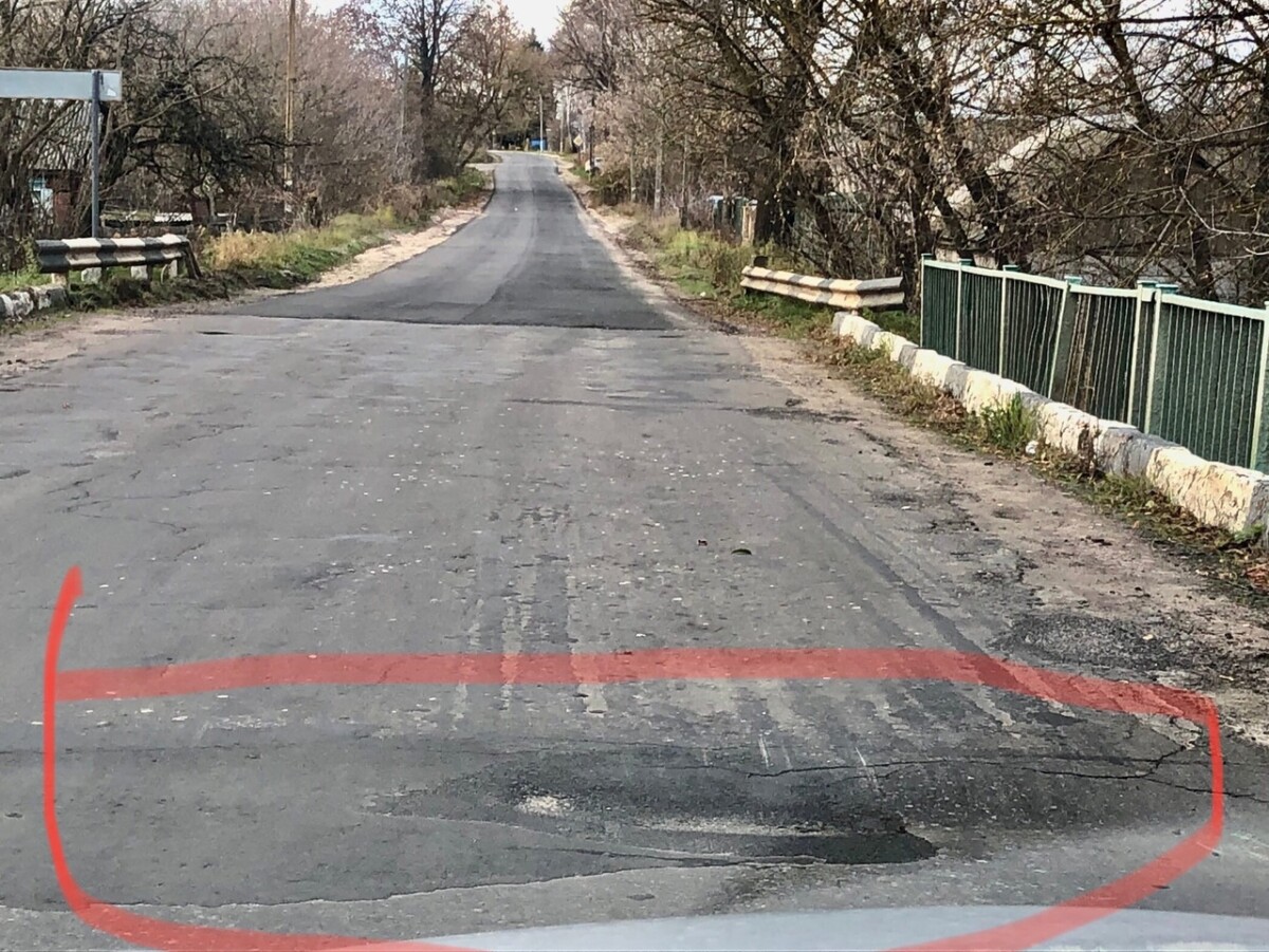 Водители указали на брак на отремонтированной дороге Клинцы – Рожны