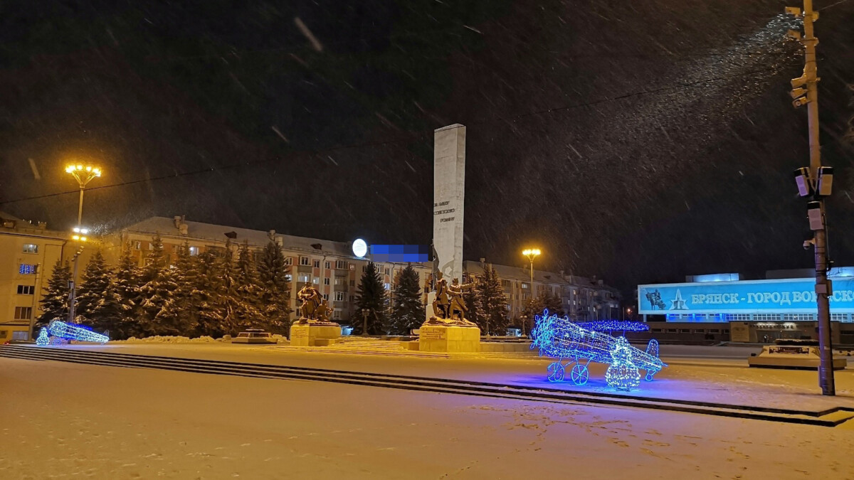 «Выходим осторожно – со снегом скользит еще больше» – утро в Брянске после снегопада