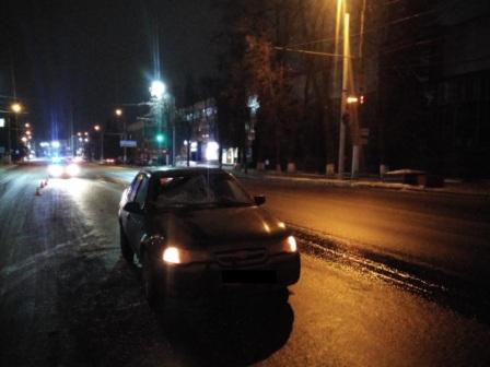 Пьяный пешеход попал под автомобиль в Брянске