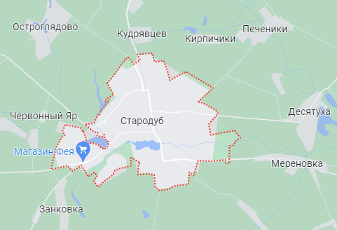 Стародубский район карта