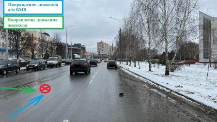 В Брянске 83-летний мужчина решил перейти дорогу в неположенном месте и попал под машину
