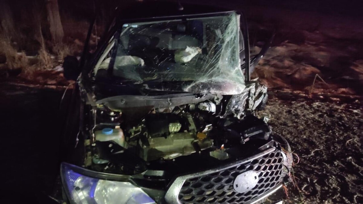 Водитель Datsun устроил массовое ДТП в деревне Жирятинского района