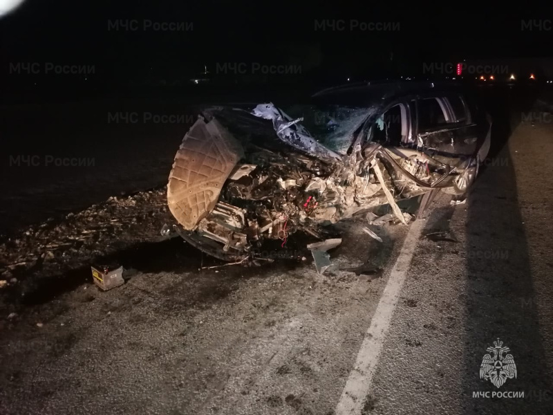 В тяжелейшем состоянии водитель госпитализирован после аварии в Брянском районе