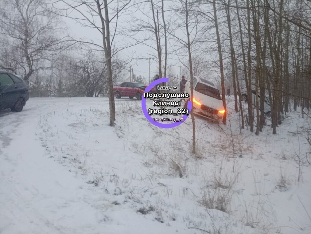 В массовой аварии в Клинцовском районе люди не пострадали