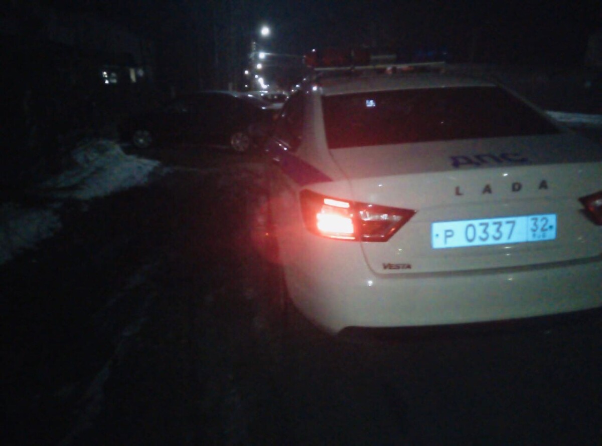 Минувшей ночью в Климово отстранили от управления пьяного водителя