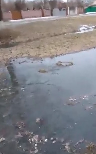 Улицу в Новозыбкове вновь заливает канализацией