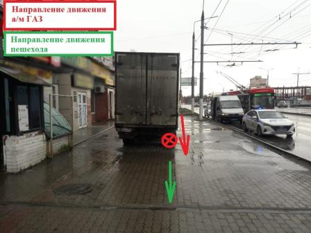 В Брянске будут судить водителя грузовика, задавившего пенсионерку на тротуаре