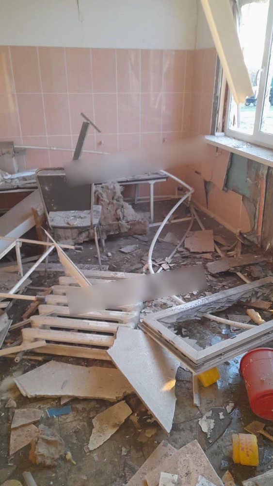 Снимки поврежденных ВСУ зданий в Погарском районе появились в сети