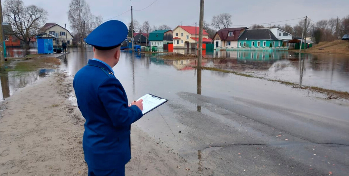 Прокуратура встала на защиту жителей брянского поселка Радица-Крыловка, пострадавших от паводка