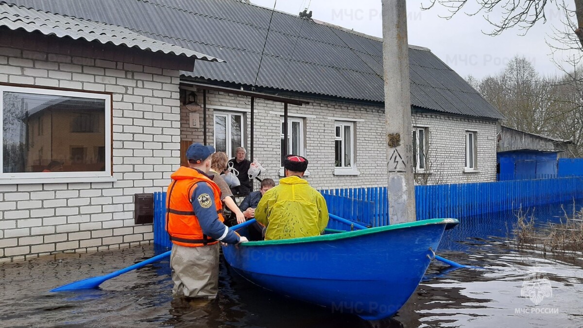 Пик паводка после Брянска ожидают в Трубчевском и Погарском районах