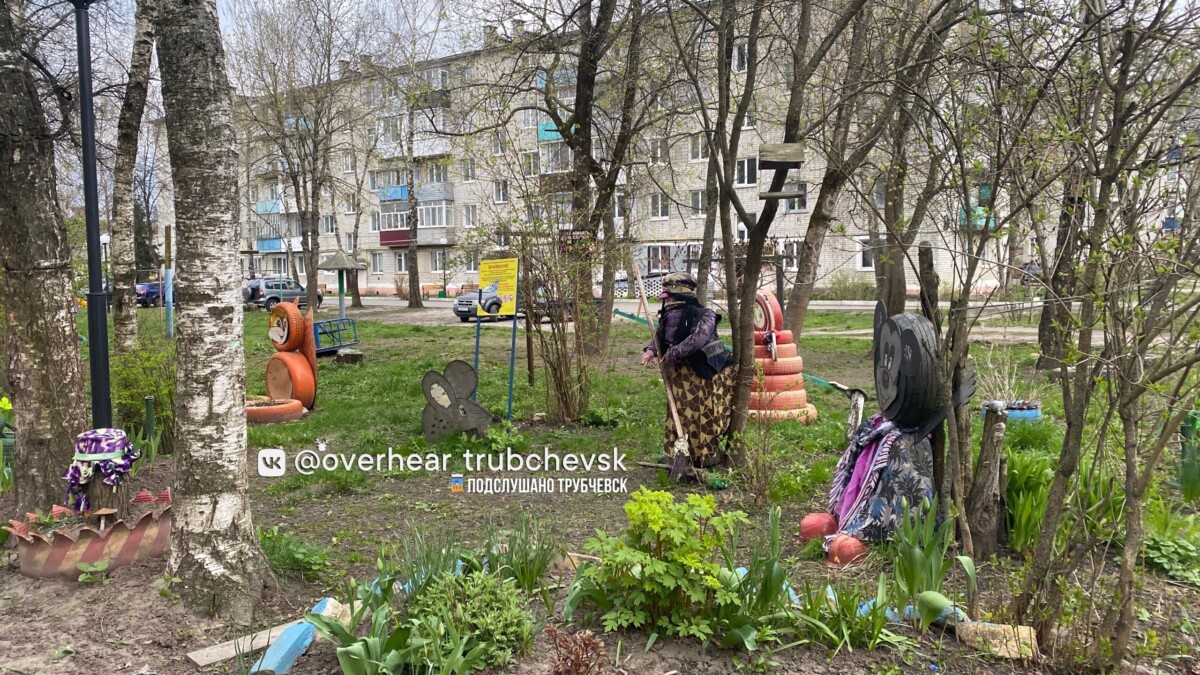 На козырьке подъезда в Трубчевске «поселились» аисты • БрянскНОВОСТИ.RU