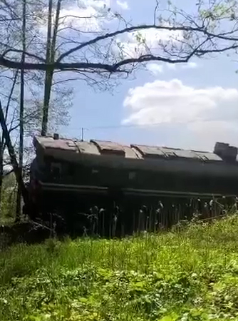 Взрывное устройство было в пятидесяти метрах от подорванного локомотива в Унечском районе Брянской области