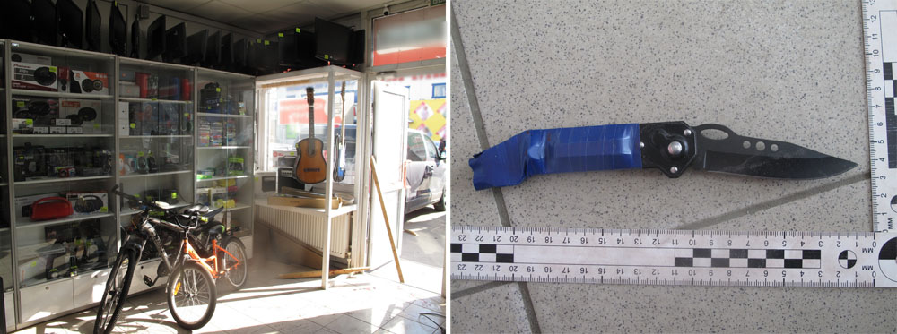 В Брянске грабитель с ножом пытался забрать велосипед из магазина