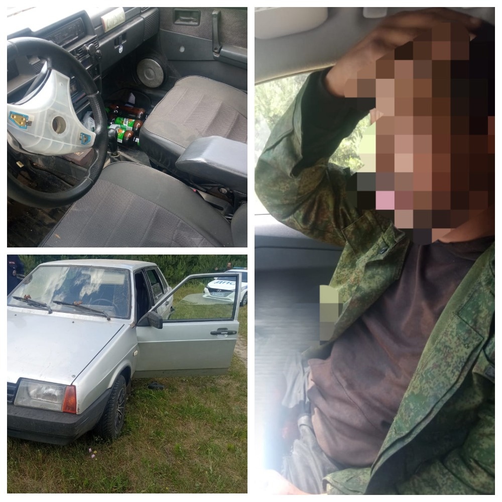 В поселке Кокоревка Брянской области пьяный водитель устроил гонки с полицией