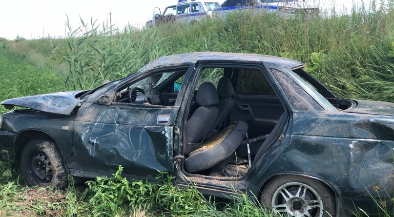 Водитель перевернувшегося в кювет авто под Новозыбковом в реанимации