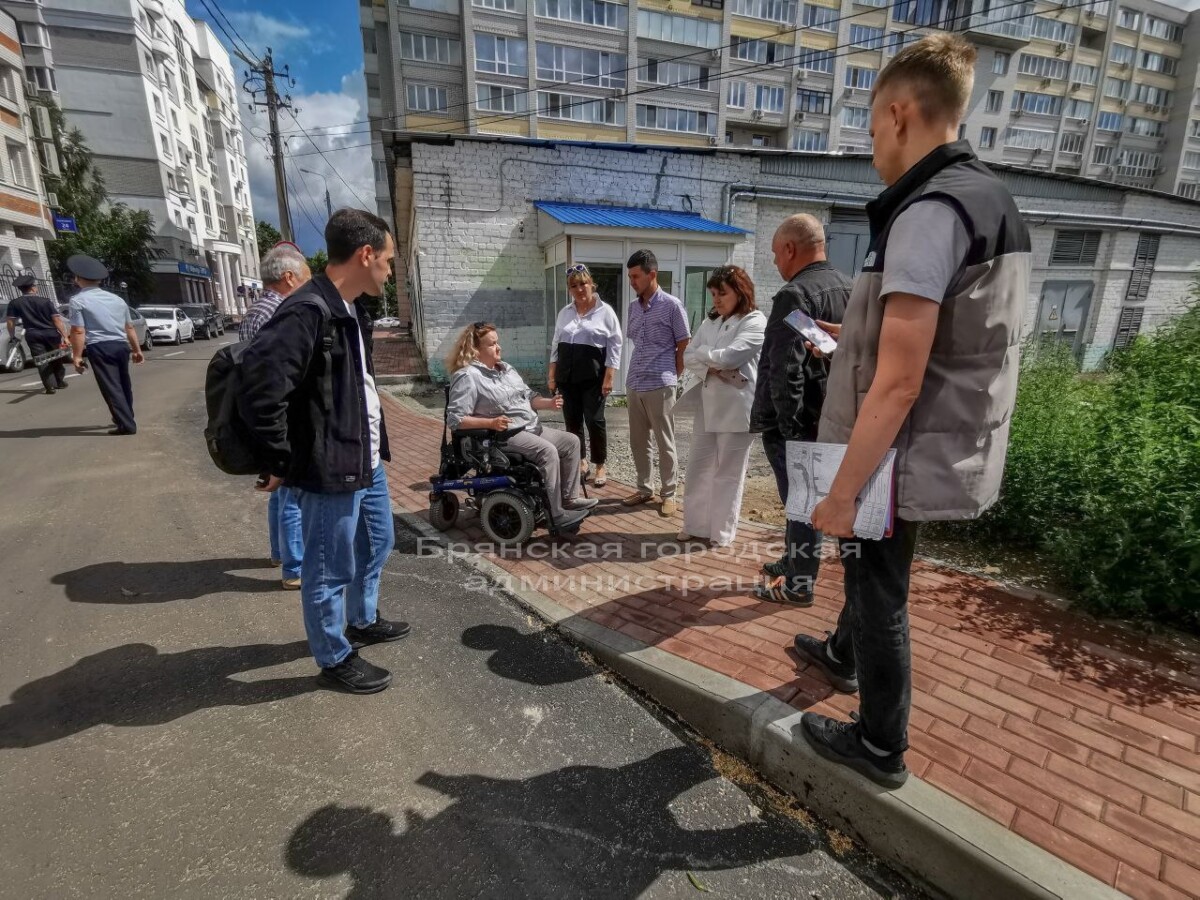 Прием улицы Любезного в Брянске споткнулся на крутых пандусах