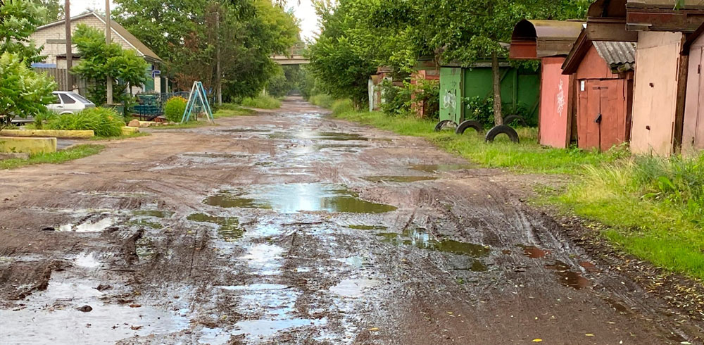 В Унече через суд добиваются ремонта дороги по улице Иванова