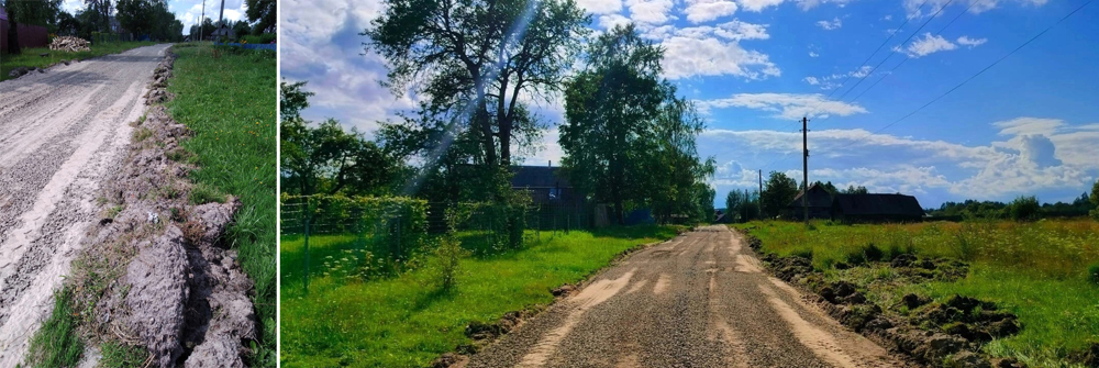 Путь в деревню Суражского района Брянской области