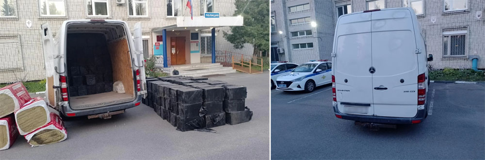 В Брянской области автоинспекторы нашли в фургоне сигарет на миллион рублей