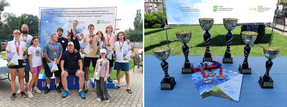 Пьедестал Чемпионата Брянской области по теннису заняли спортсмены из Брянска