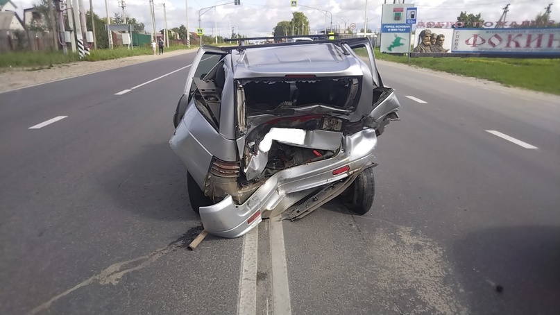 Под Брянском произошла авария с участием трех автомобилей