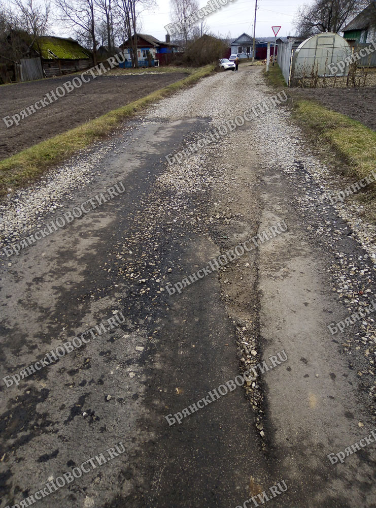 В Новозыбковском районе дети пойдут в школу по щебню