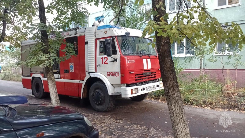 В Брянске при пожаре из многоэтажки эвакуировали пять человек