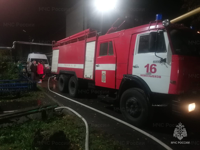 При пожаре в квартире в Новозыбкове пострадал человек