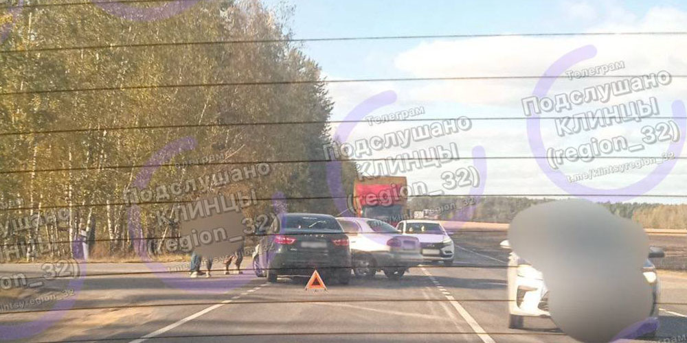 Под Клинцами водитель отечественного авто влетела в украинский