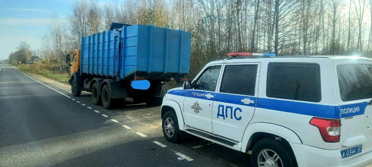 Пьяный водитель КАМАЗа остановлен в Новозыбковском районе