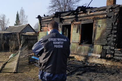 В Брянской области возбуждено уголовное дело по факту гибели женщины и ребенка на пожаре