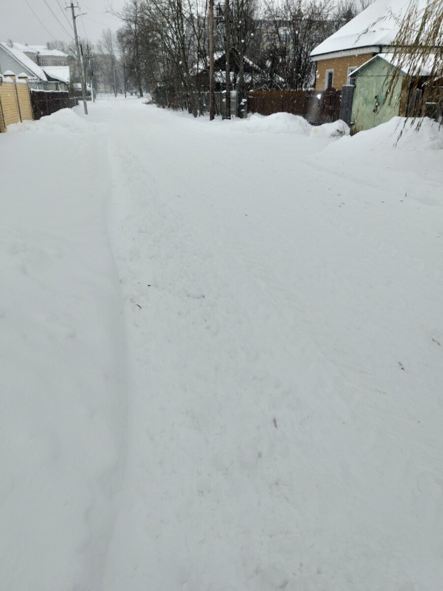 В Брянске вывозят снег «туда куда возможно»