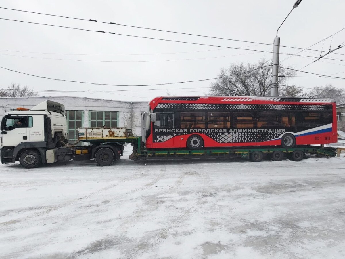 78 из 100 троллейбусов уже доставлены в Брянске