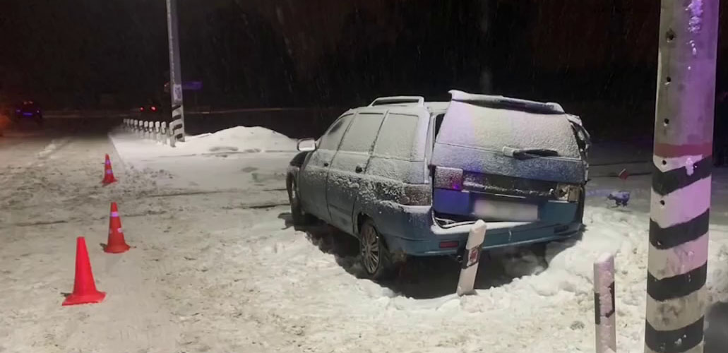 Авария на железнодорожном переезде под Клинцами в Брянской области