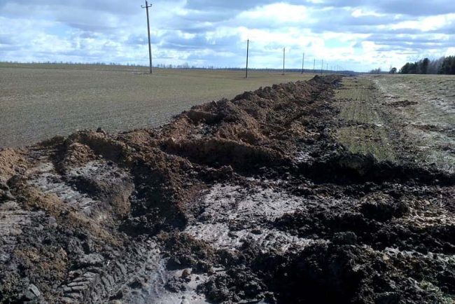 Московская компания нанесла почве в Брянской области огромный вред