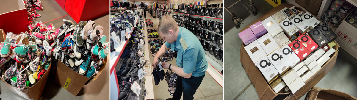 Немаркированную обувь и парфюмерию нашли в одном из магазинов Брянска