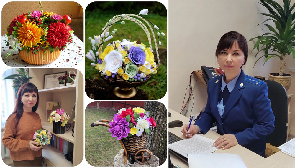 Прокурор из Почепа создает удивительные цветы