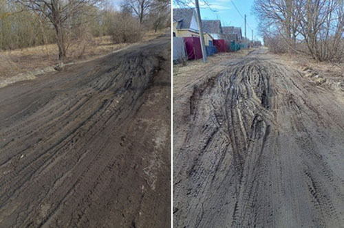 Власти Новозыбкова отказали жителям разбитой улицы Луговой в ремонте