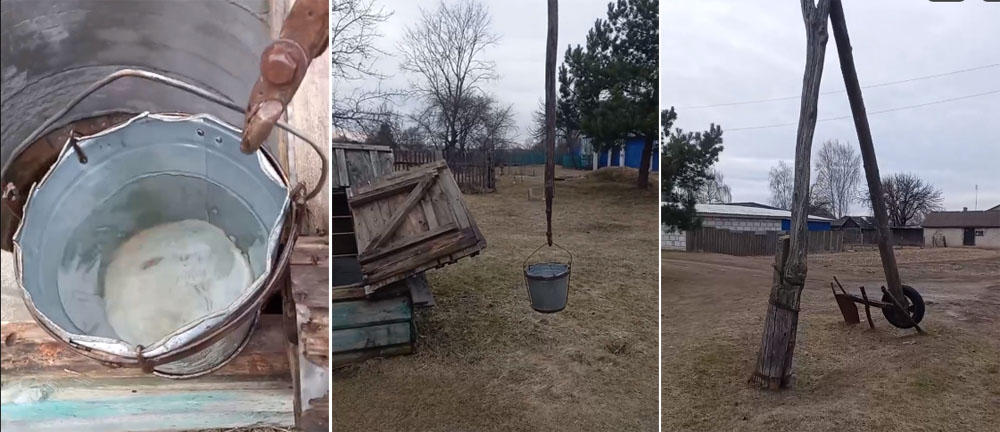 В селе Новозыбковского района показали колодец-журавль