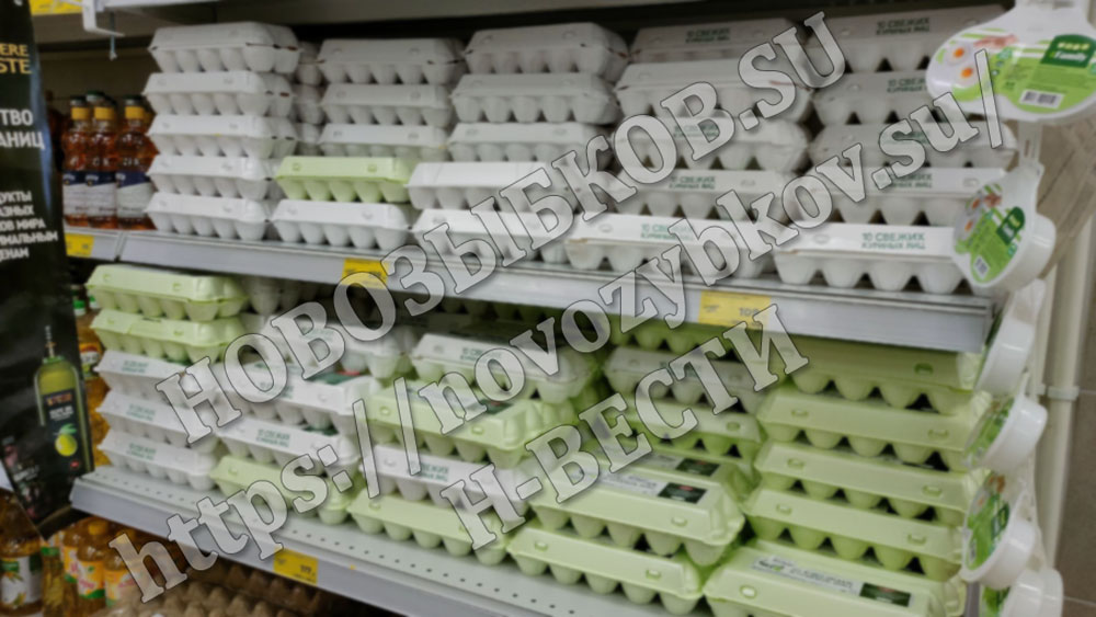 В сетевом магазине Новозыбкова не удержали яйца