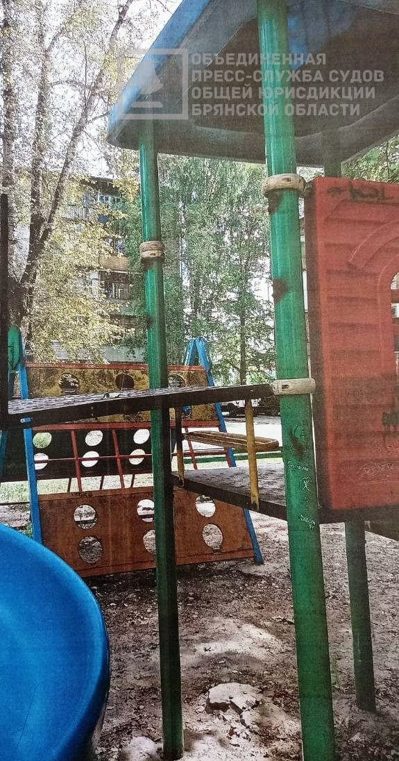 Директор управляющей компании в Брянске получила условный срок за падение мальчика с детской горки